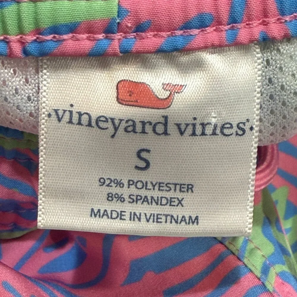 Vineyard Vines Tarpon Palm Chappy Trunk Sour Apple‎ Bathing Suit Swimsuit Small